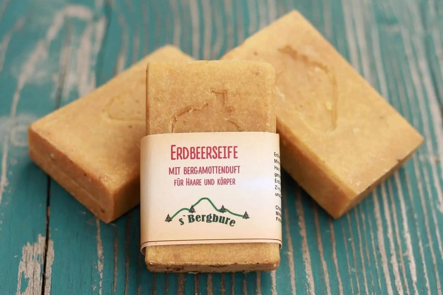 Die pflegende Erdbeerseife