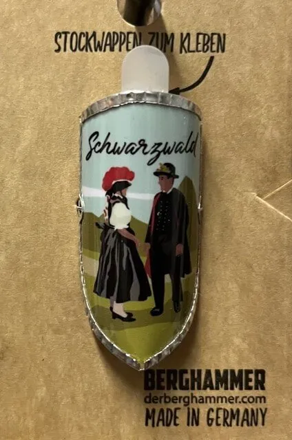 Stockwappen zum Kleben