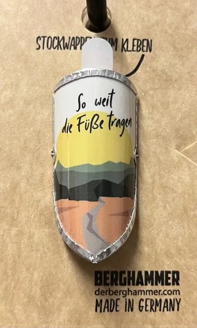 Stockwappen zum Kleben