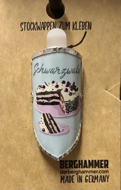 Stockwappen zum Kleben